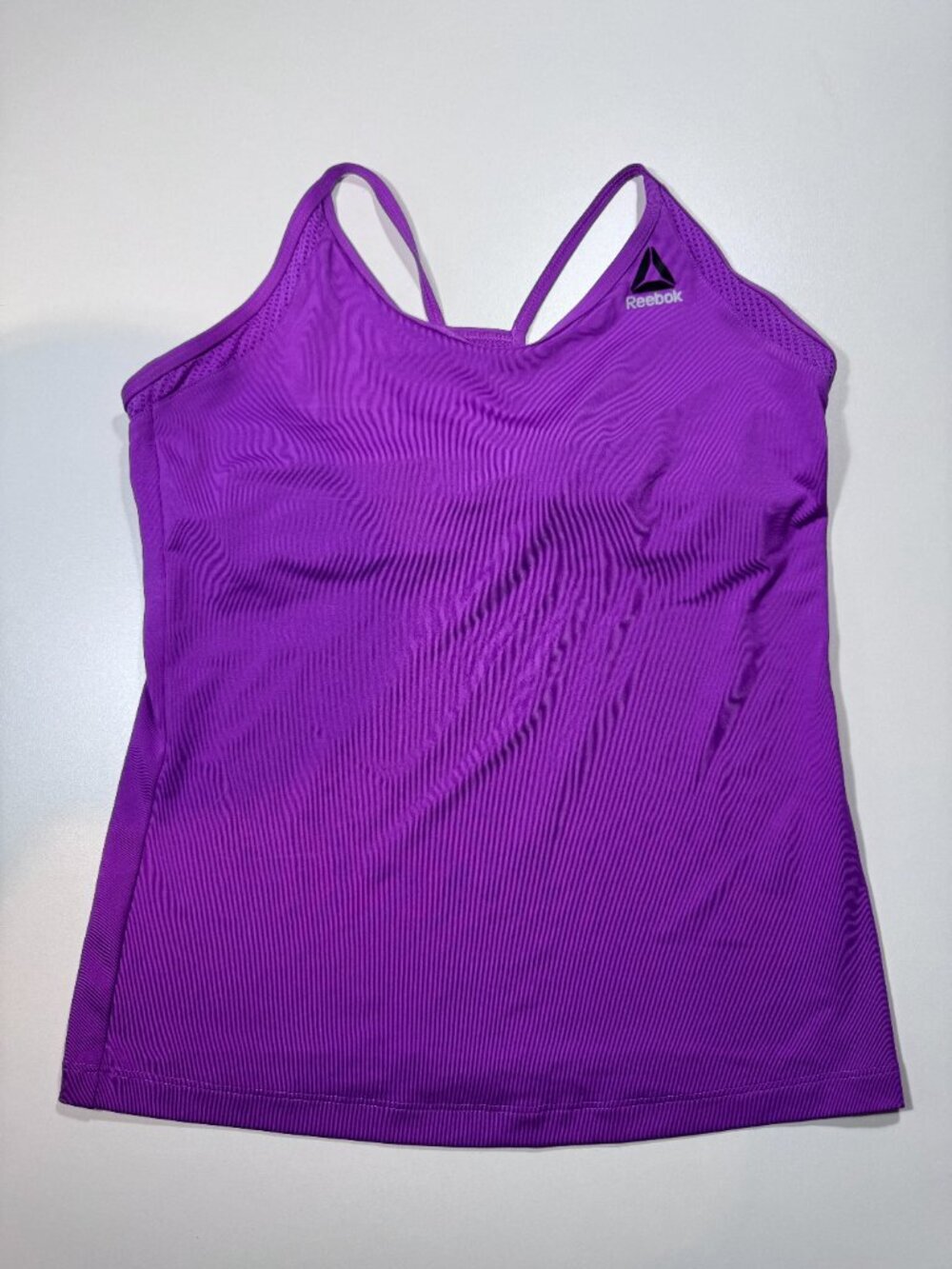 Reebok Speedwick Purple Strappy Athletic Tank Top Women’s Small - Picture 2 of 8